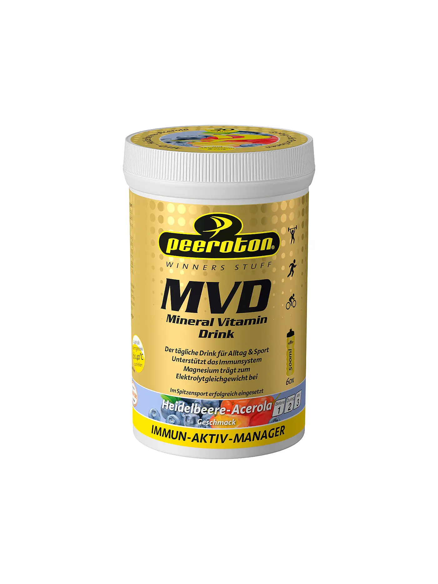 PEEROTON | Getränkepulver Mineral Vitamin Drink Heidelbeere-Acerola | 